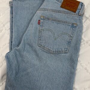 Levi's premium 501 Light Blue Straight Jeans